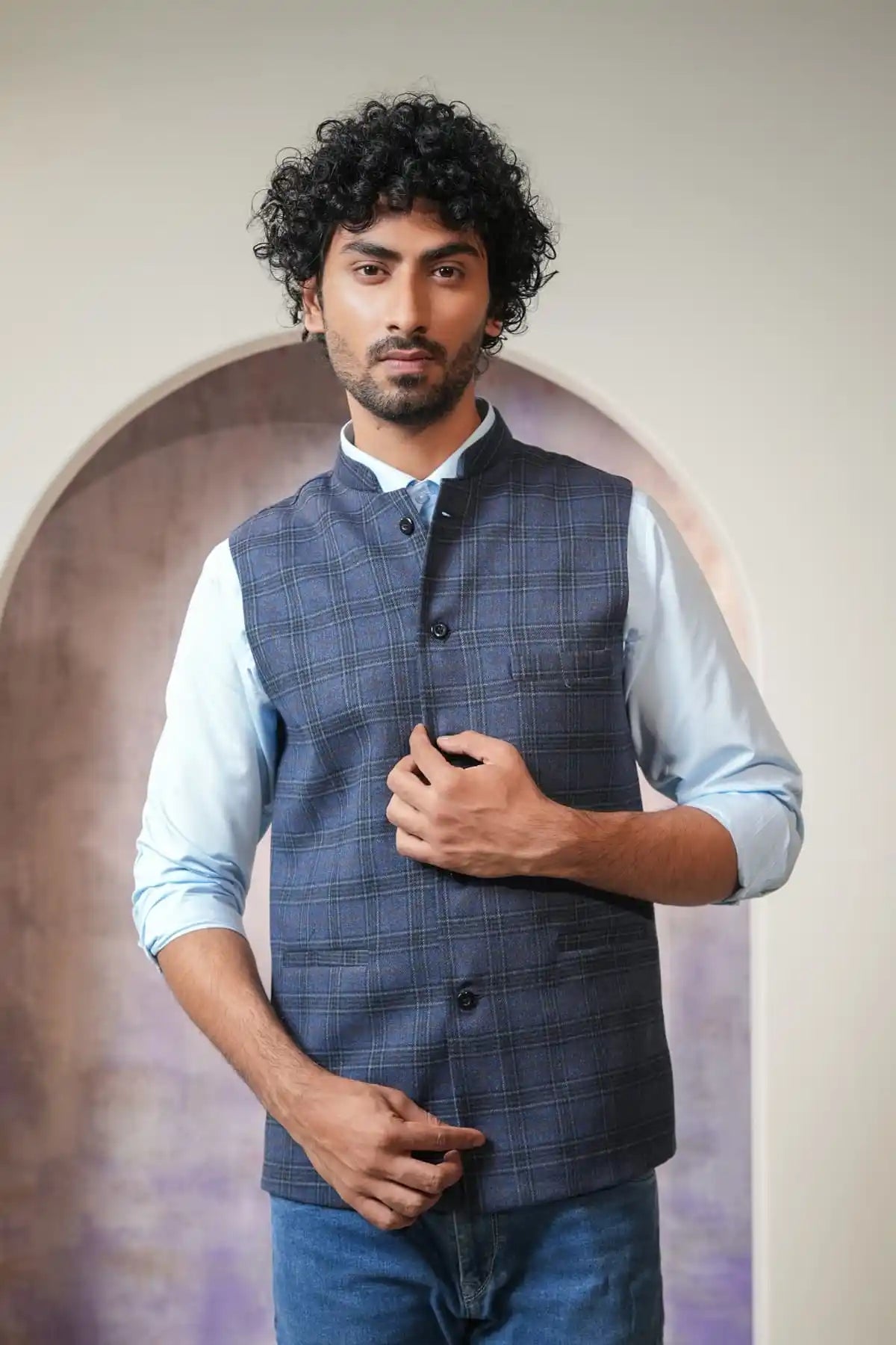 Classic Nehru Jacket, Formal Nehru Jacket - Kavarsa