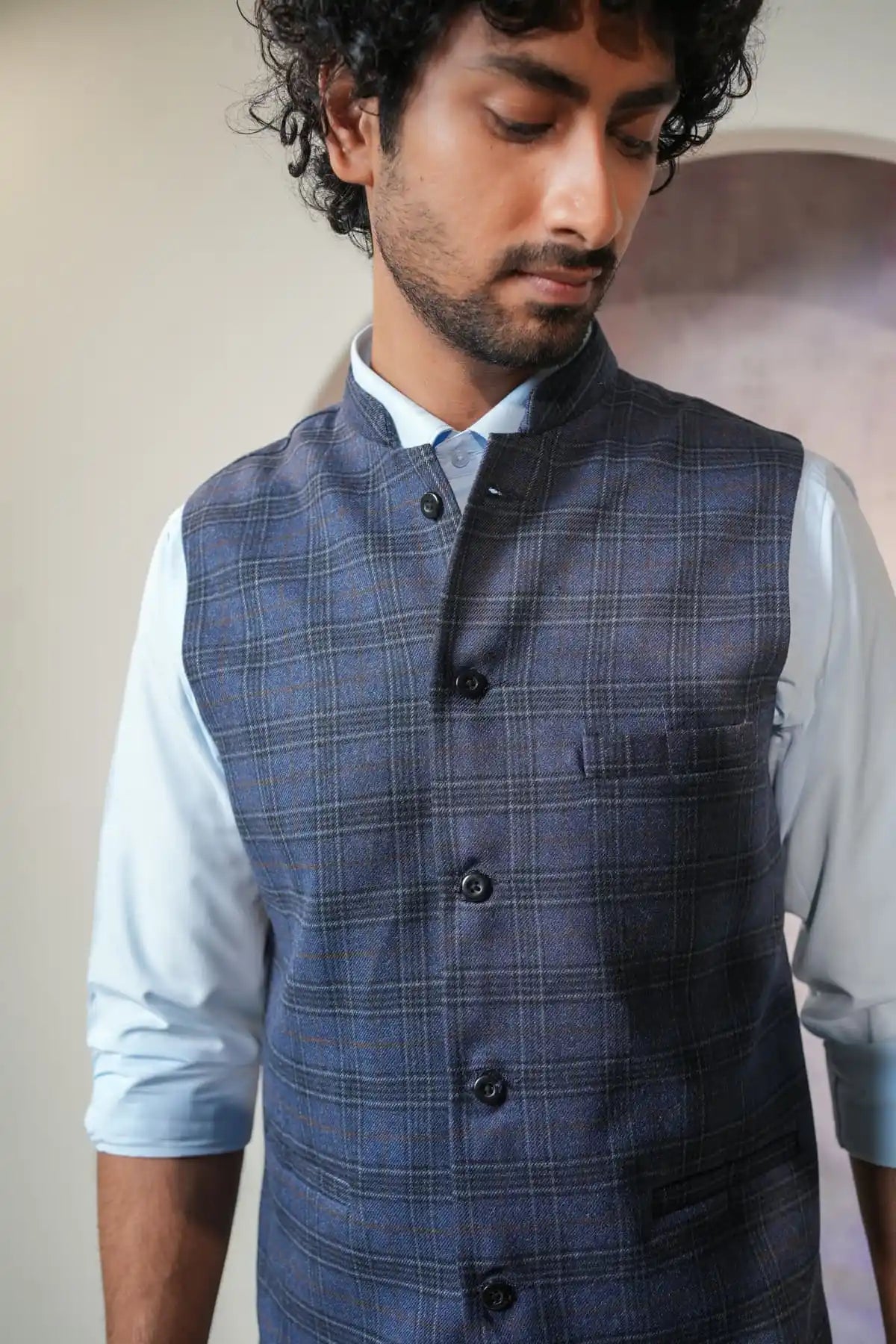 Classic Nehru Jacket, Formal Nehru Jacket - Kavarsa