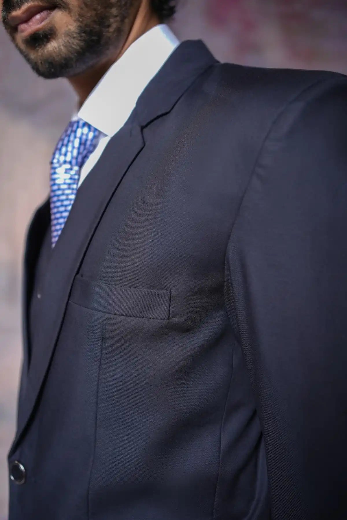 Elegant Indigo Blue 3-Piece Suit, 3-PC Suit - Kavarsa