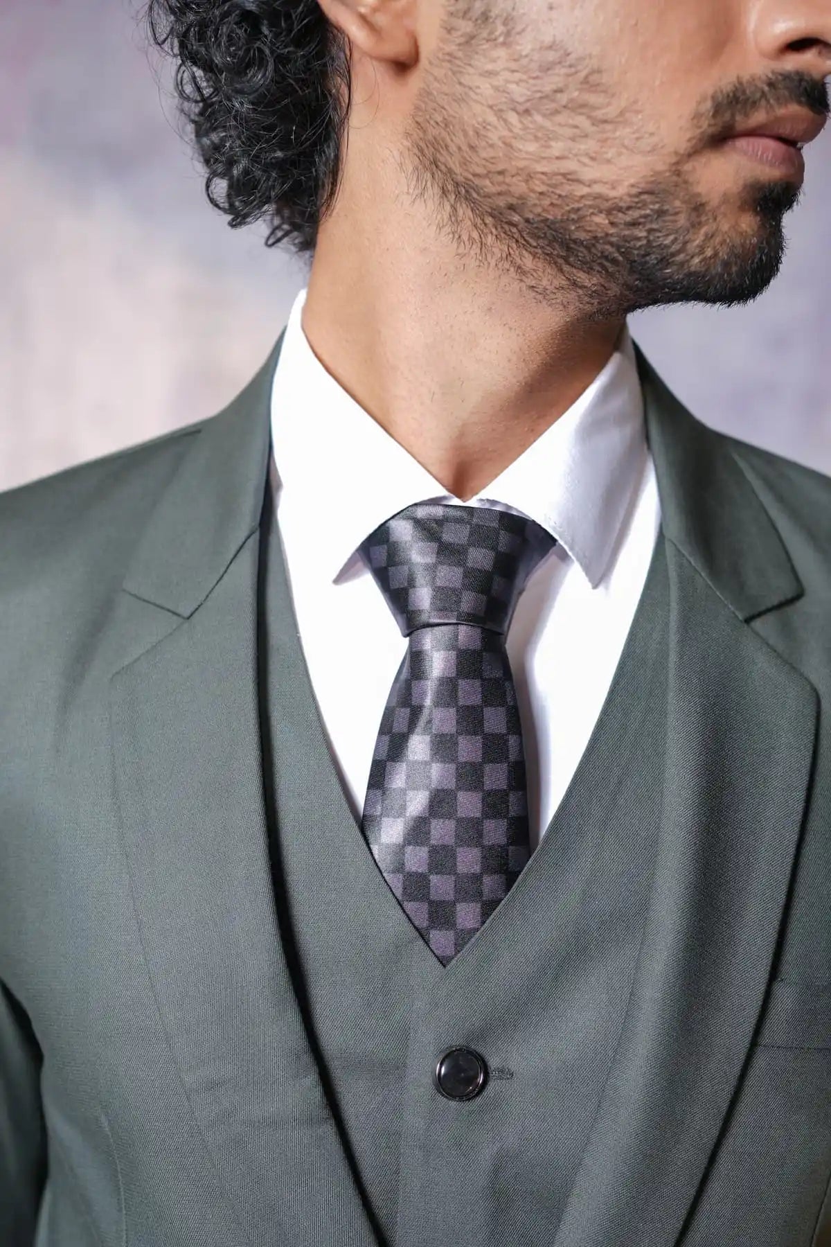 Emerald Elegance Three-Piece Suit, 3-PC Suit - Kavarsa