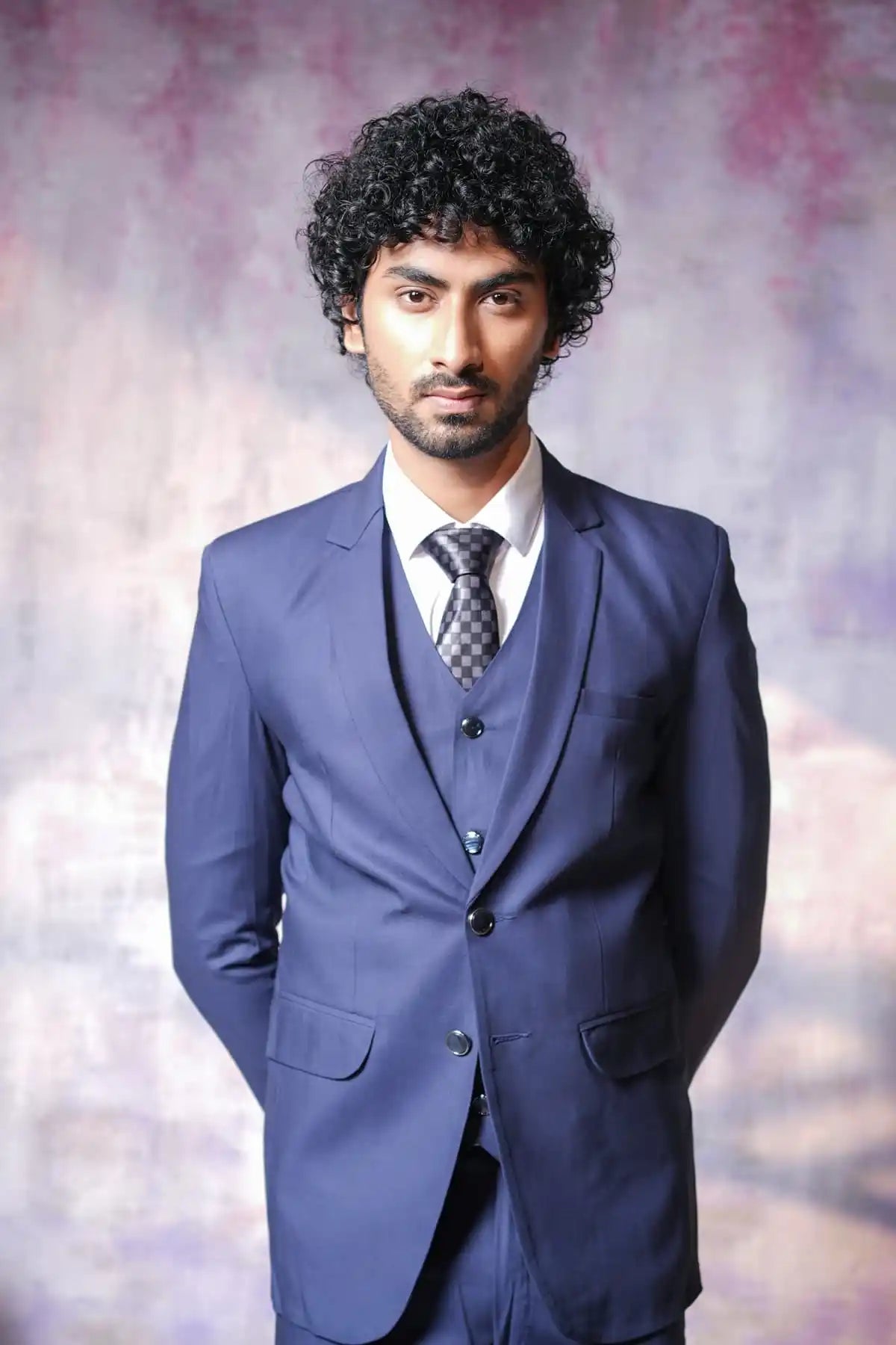 Royal Blue Three-Piece Suit,3-PC Suit - Kavarsa