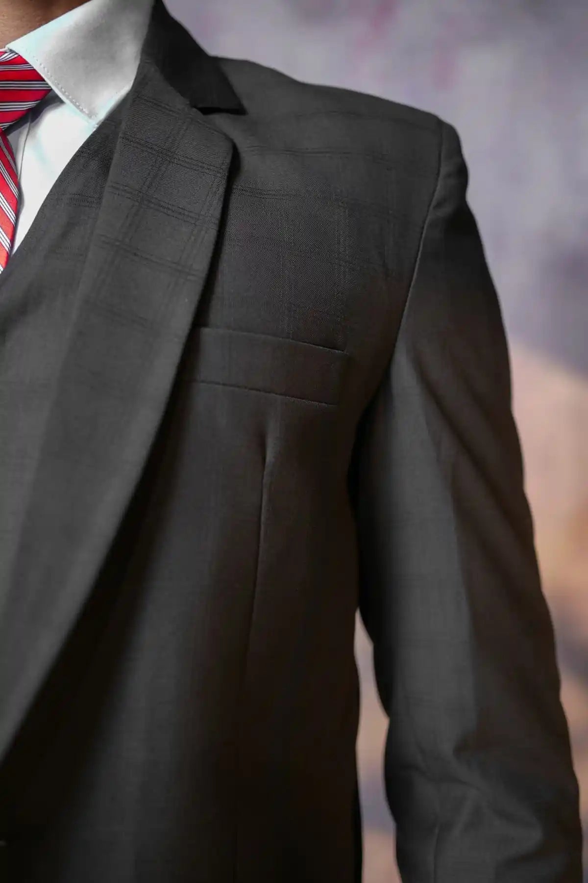 Versatile Black Three-Piece Suit, 3-PC Suit - Kavarsa
