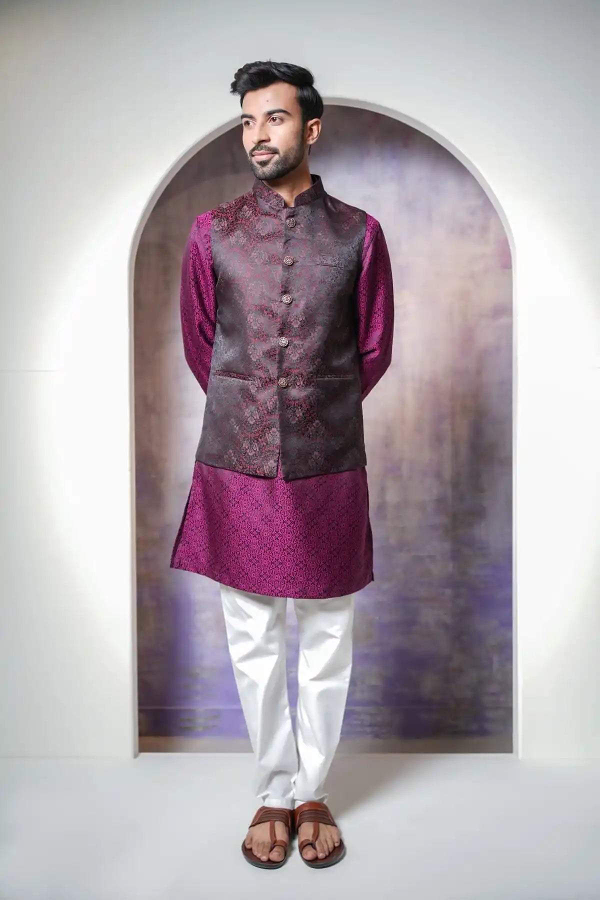 Floral designer nehru jackets hot sale