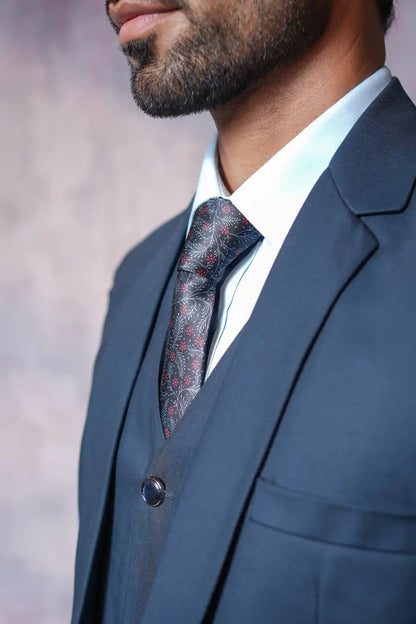 Royal Blue Three-Piece Suit, 3-PC Suit - Kavarsa