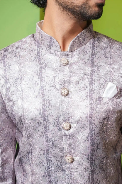 Royal Pearl Embellished Indo-Western - Kavarsa